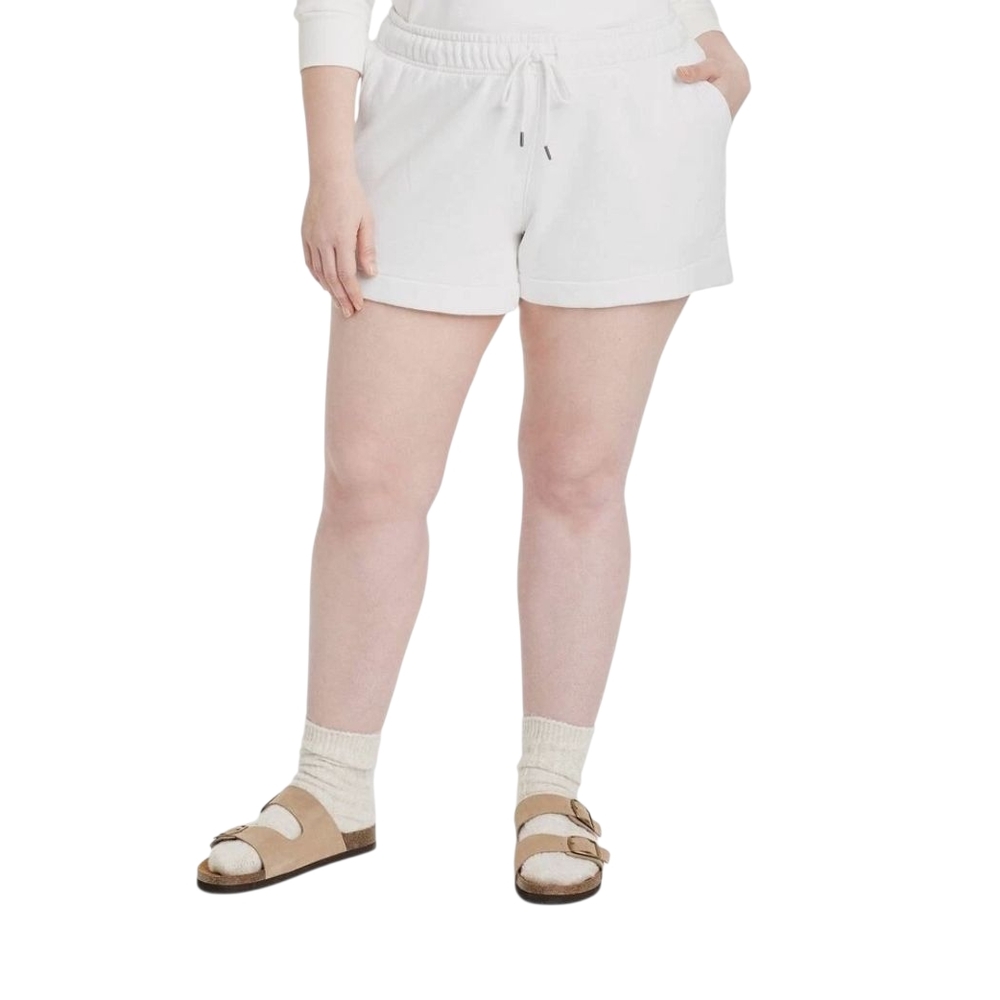 Universal Thread Women's Cream Athletic Shorts